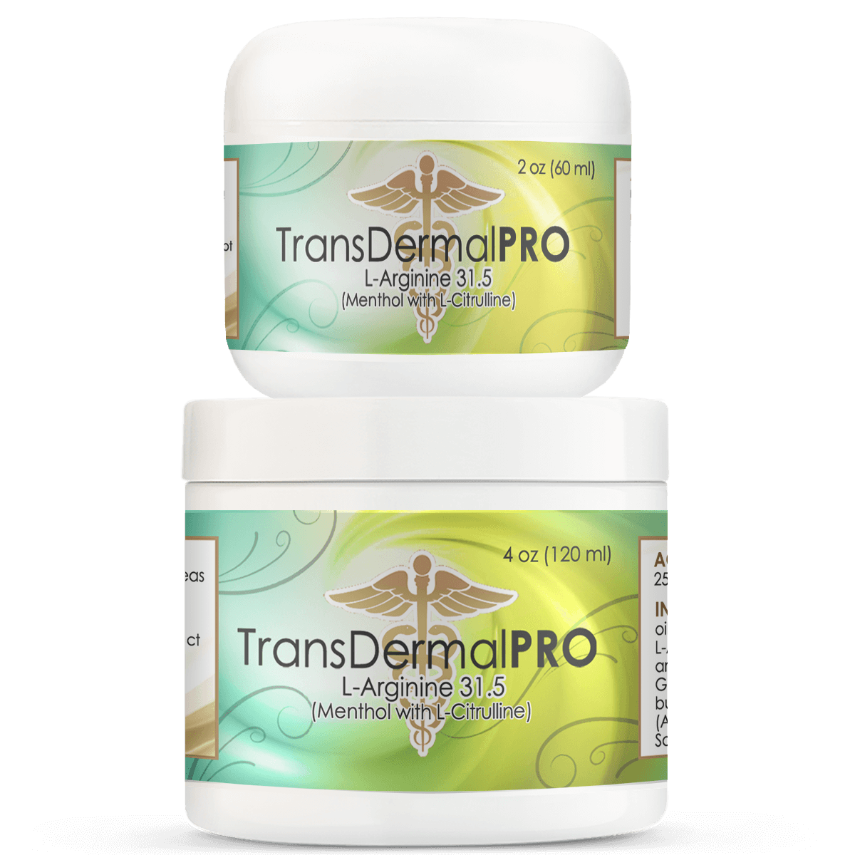 TDP L-Arginine 31.5 with L-Citrulline 2oz and 4oz Jar